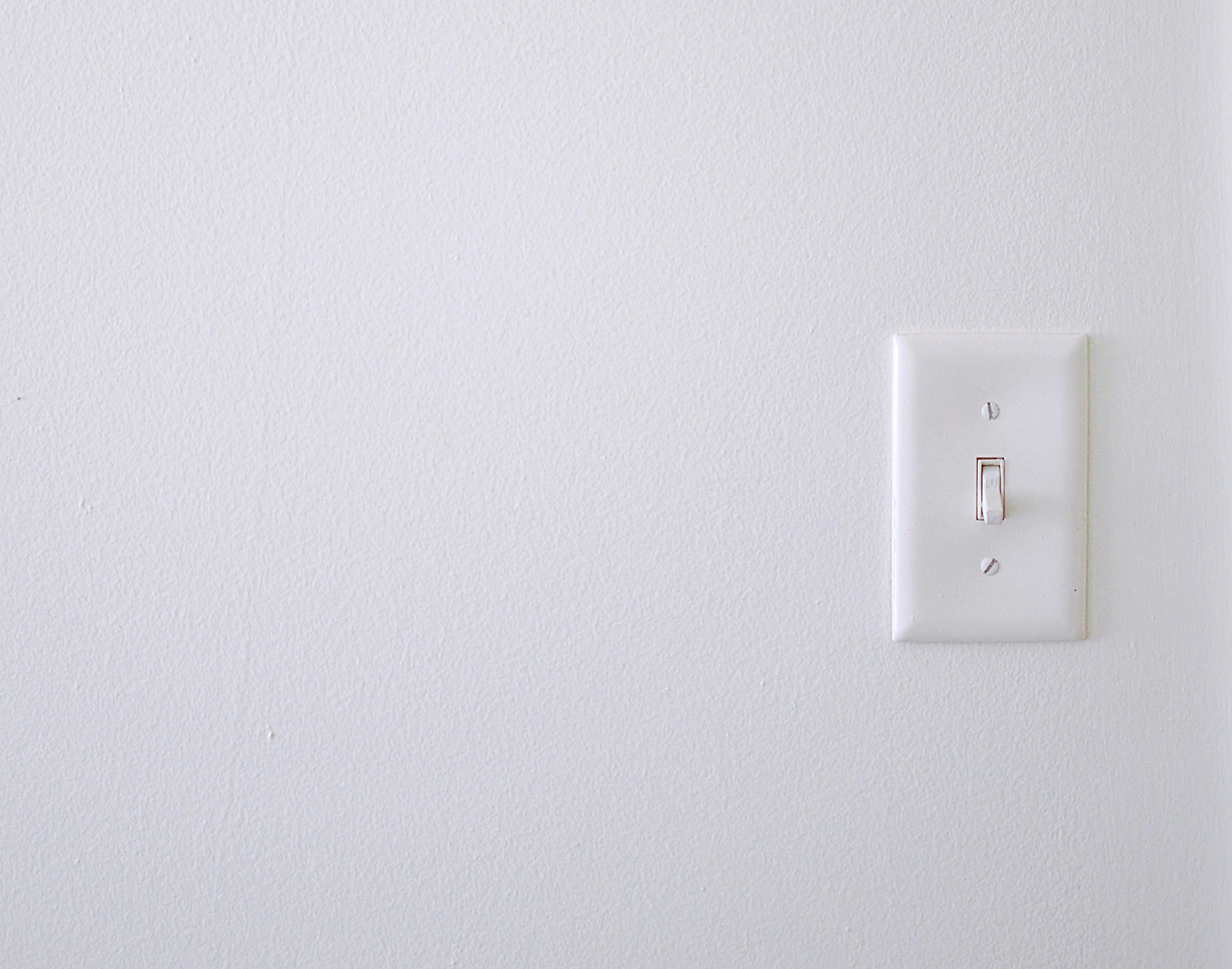 Standard residential light switch