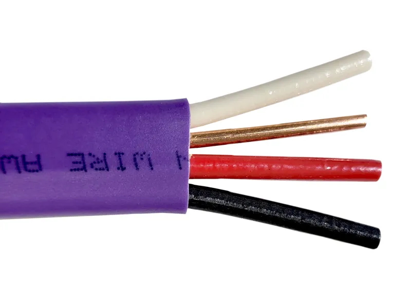 Typical NM-B cable used in residential construction